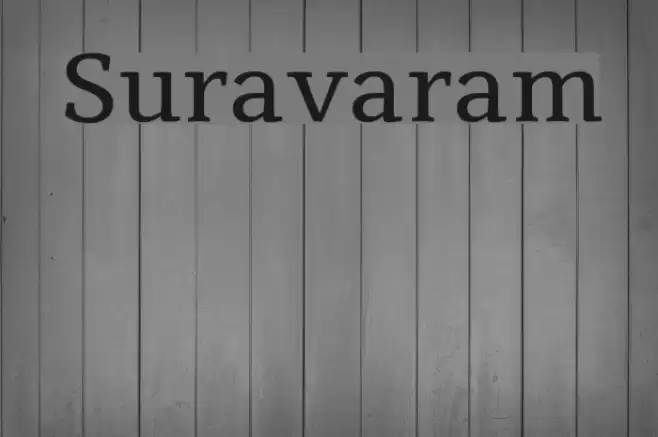 Suravaram Font examples