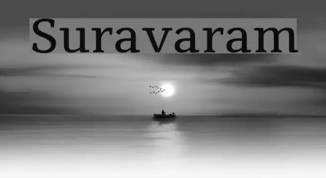 Suravaram Font examples