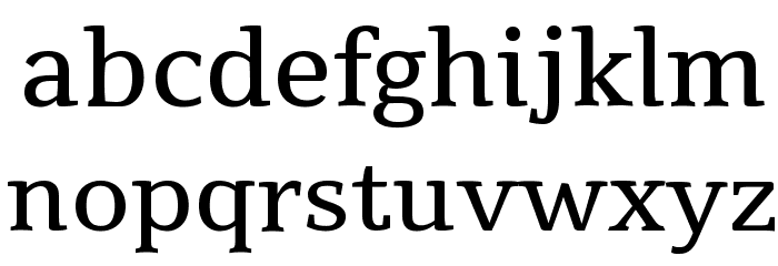 Suravaram Font LOWERCASE