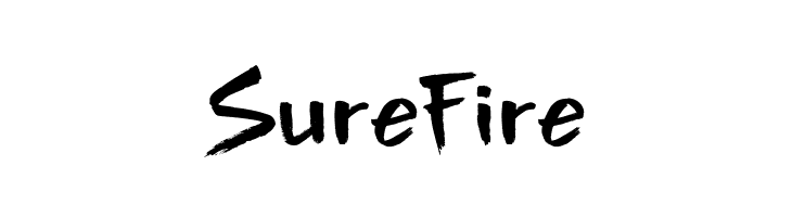 Sure Fire  नि: शुल्क फ़ॉन्ट्स डाउनलोड