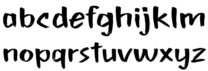 Sure Fire Font LOWERCASE