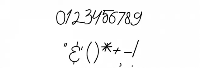 Sureder Stylish Font OTHER CHARS