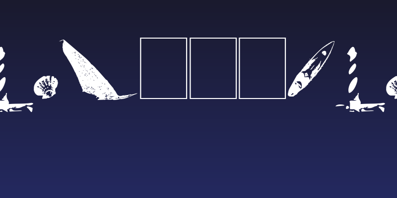 Surf Bat [Windsurfing Dingbats] Social Header