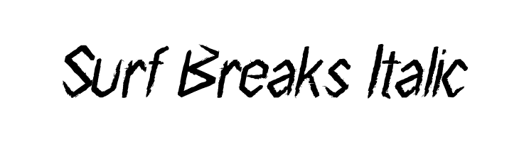 Surf Breaks Italic  フリーフォントのダウンロード