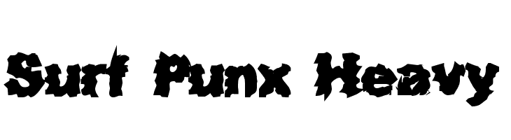 Surf Punx Heavy  Скачать бесплатные шрифты