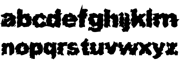 Surf Punx Heavy Font LOWERCASE