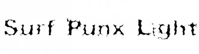 Surf Punx Light  font caratteri gratis