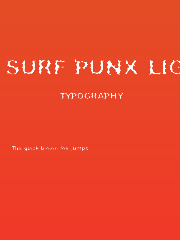 Surf Punx Light Poster