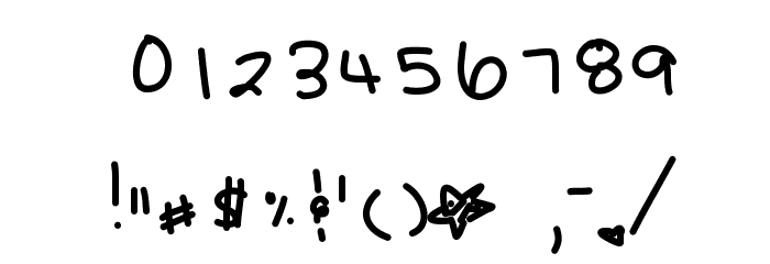 SurfBoard Font OTHER CHARS