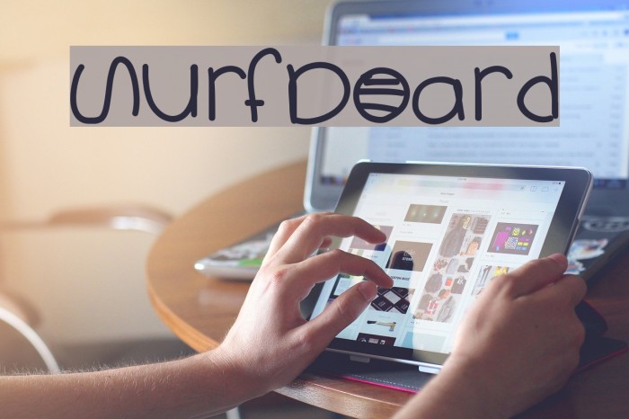 SurfBoard Font examples