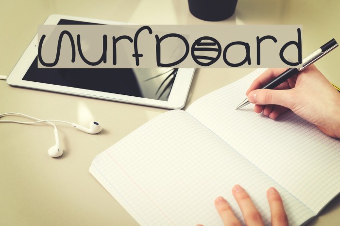 SurfBoard Font examples