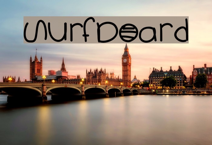 SurfBoard Font examples
