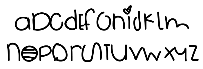 SurfBoard Font LOWERCASE