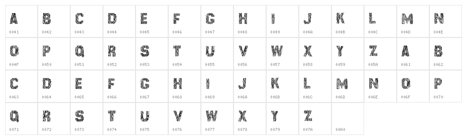 SurfPoint Character Map