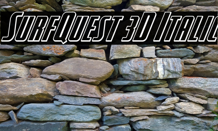 SurfQuest 3D Italic Example 1