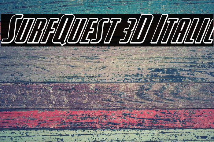SurfQuest 3D Italic Example 3