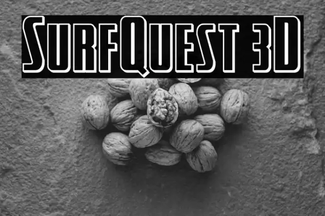 SurfQuest 3D Font examples