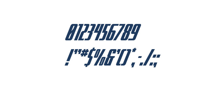 SurfQuest Compact Italic Other Characters
