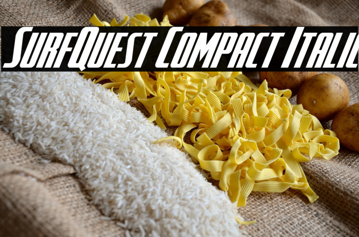 SurfQuest Compact Italic Example 2