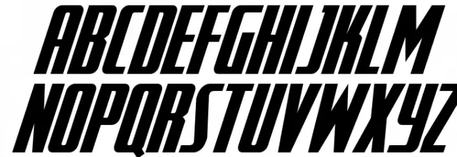 SurfQuest Compact Semi-Italic Fonte MAIÚSCULAS