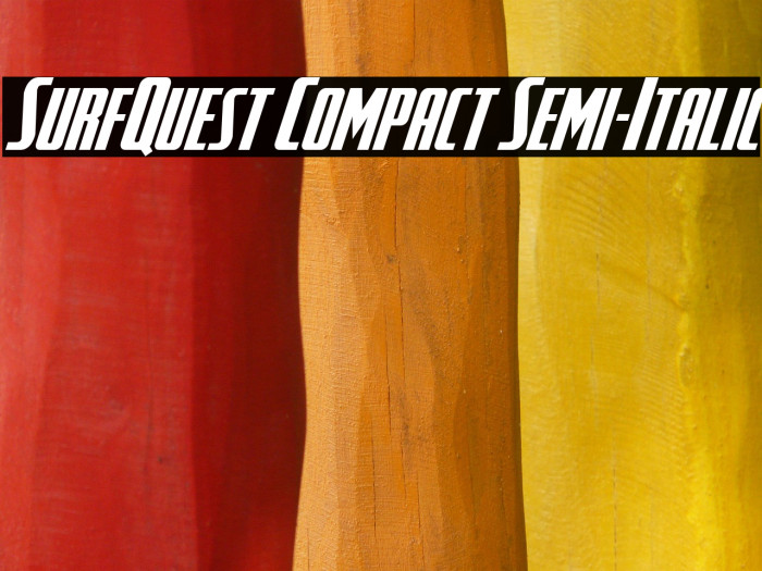 SurfQuest Compact Semi-Italic Example 1