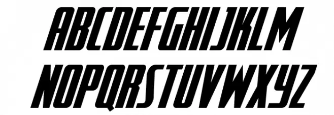 SurfQuest Compact Semi-Italic خط أحرف صغيرة