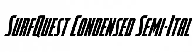 SurfQuest Condensed Semi-Ital  Frei Schriftart Herunterladen