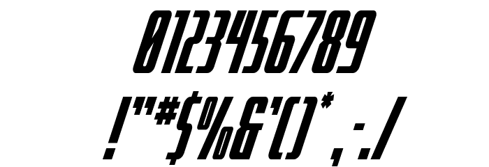 SurfQuest Condensed Semi-Ital Font OTHER CHARS