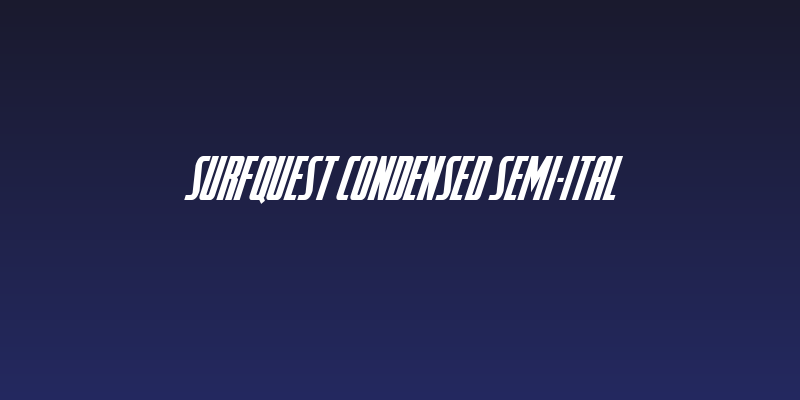 SurfQuest Condensed Semi-Ital Social Header