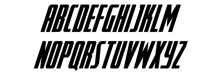 SurfQuest Condensed Semi-Ital Font LOWERCASE