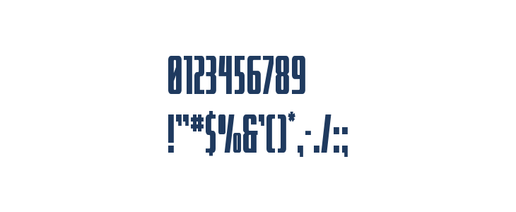 SurfQuest Condensed Other Characters