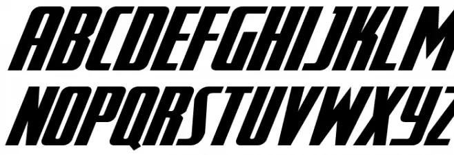 SurfQuest Expanded Italic Schriftart Groß