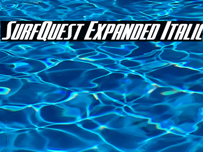 SurfQuest Expanded Italic Example 1