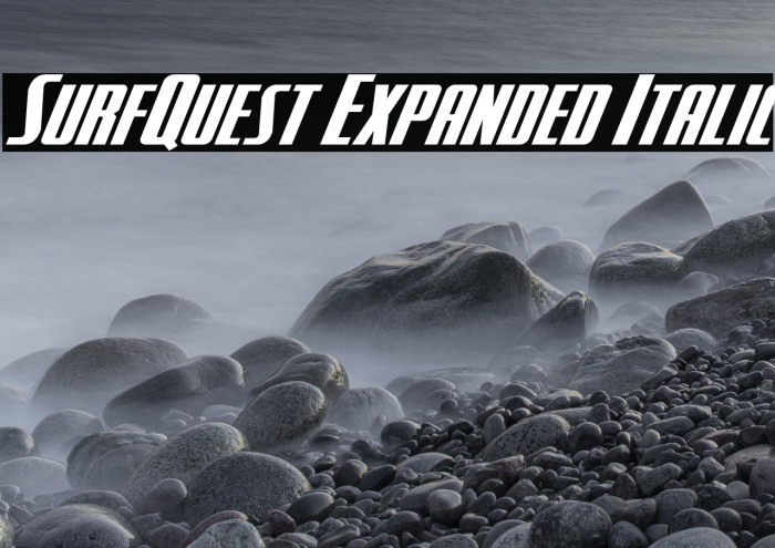 SurfQuest Expanded Italic Example 2