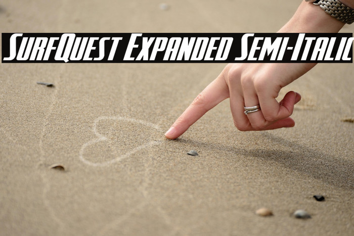 SurfQuest Expanded Semi-Italic Example 3