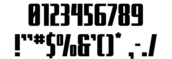 SurfQuest Expanded Font OTHER CHARS