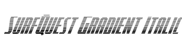 SurfQuest Gradient Italic  لخطوط تنزيل