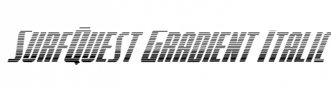 SurfQuest Gradient Italic  تنزيل الخطوط