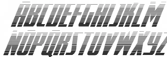 SurfQuest Gradient Italic خط أحرف كبيرة