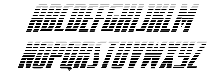 SurfQuest Gradient Italic Font LOWERCASE
