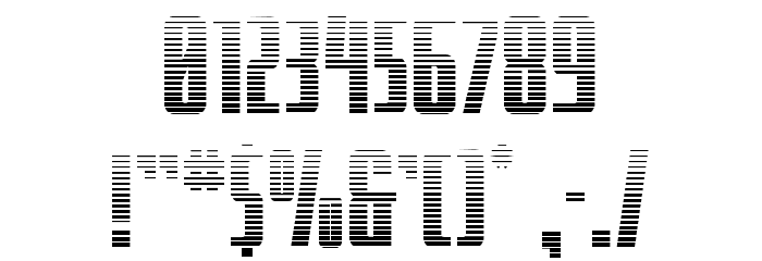 SurfQuest Gradient Font OTHER CHARS