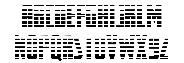 SurfQuest Gradient Font LOWERCASE