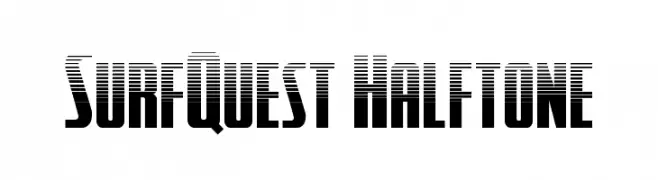 SurfQuest Halftone  Free Fonts Download