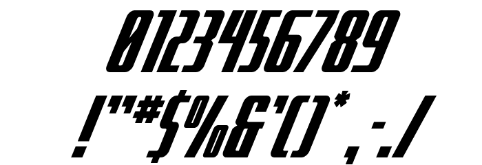 SurfQuest Italic Font OTHER CHARS