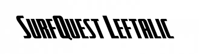 SurfQuest Leftalic  Frei Schriftart Herunterladen