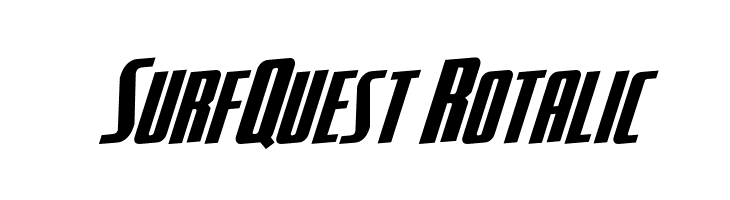 SurfQuest Rotalic  font caratteri gratis