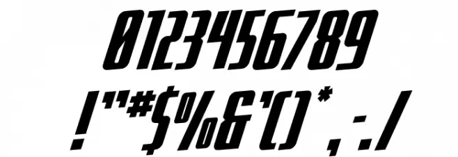 SurfQuest Rotalic Font OTHER CHARS