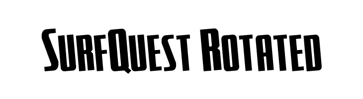 SurfQuest Rotated  Frei Schriftart Herunterladen