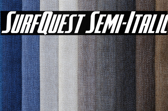 SurfQuest Semi-Italic Example 3