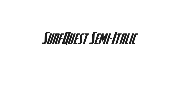 SurfQuest Semi-Italic Logo